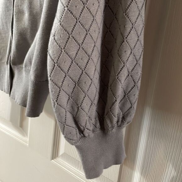 Grace Karin gray cardigan size M - Picture 3 of 6